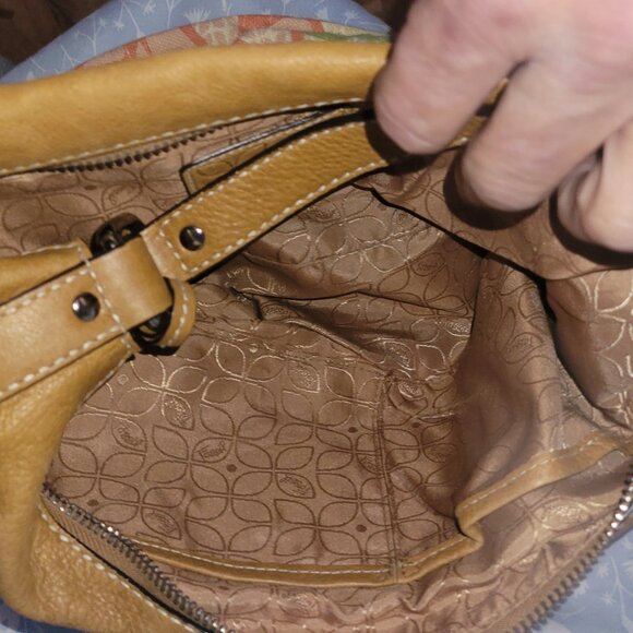 VERY NICE VINTAGE FLORAL PRINT FOSSIL PURSE - Picture 6 of 8